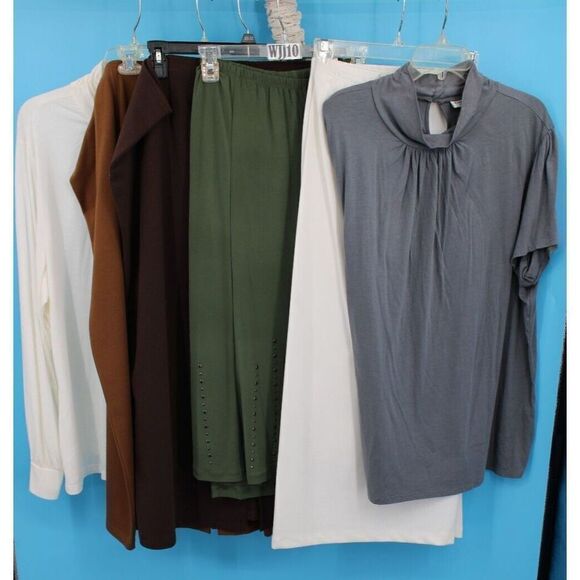 CATO 26W/28W (4 MAXI SKIRTS) & (2) TOPS LOT OF 6 PIECES NWT - Picture 1 of 16